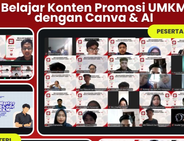 Wadi Network Sari Rempah Arjuna Ikuti Pelatihan Digital “Belajar Bareng UMKM” oleh Warkop Digital