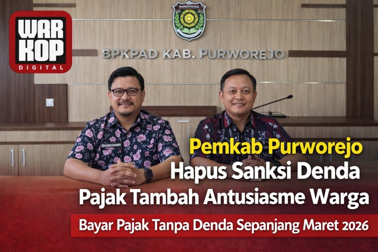 Kado Hari Jadi Purworejo ke-195, Pemkab Hapus Denda Pajak Daerah Selama Maret