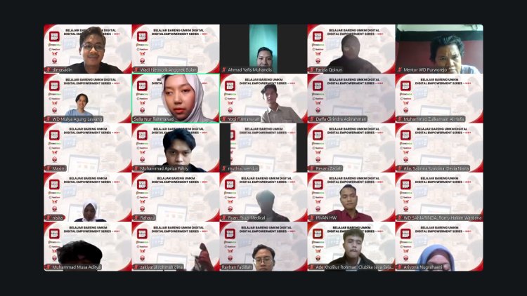 UMKM Diajak Melek AI! 80 Peserta Ikuti Belajar Bareng Warkop Digital Bahas Konten Promosi dengan Canva