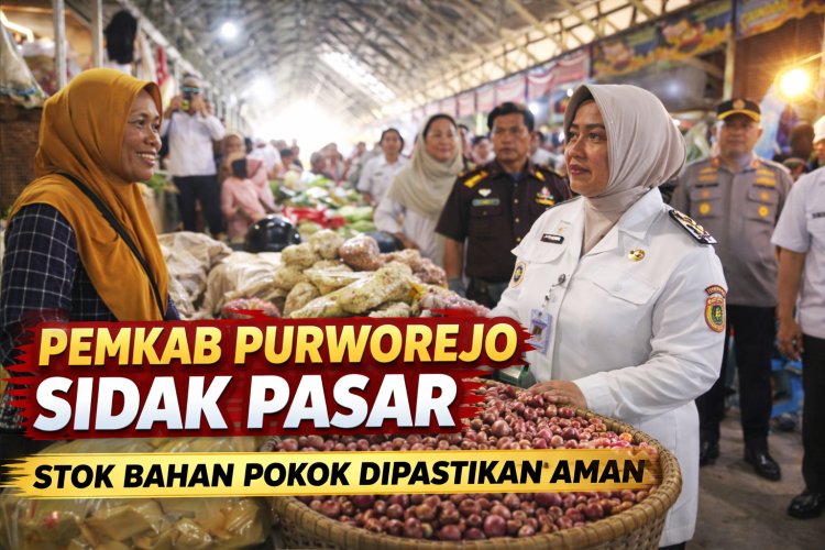 Pemkab Purworejo Sidak Pasar Jelang Lebaran, Pastikan Stok Bahan Pokok Aman