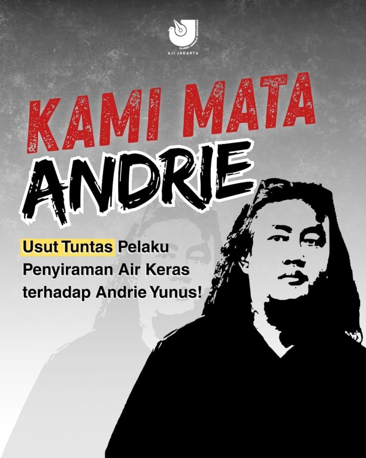 Aktivis KontraS Andrie Yunus Disiram Air Keras di Jakarta, Diduga Bentuk Intimidasi terhadap Pembela HAM