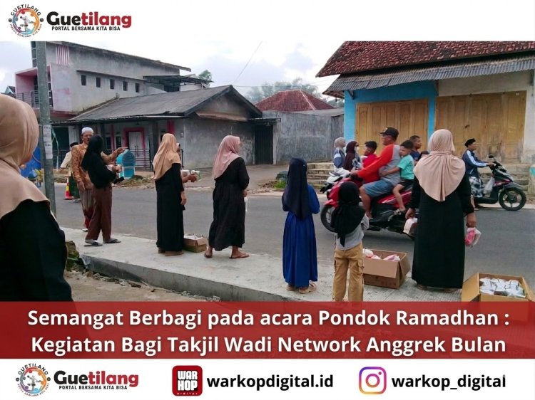 Semangat Berbagi dalam Pondok Ramadhan: Kegiatan Bagi Takjil Wadi Network Anggrek Bulan