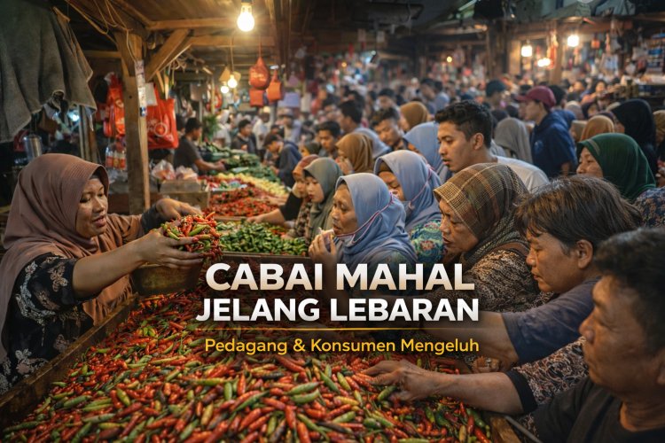 Lonjakan Harga Cabai Rawit Jelang Lebaran Picu Keluhan Pedagang dan Konsumen