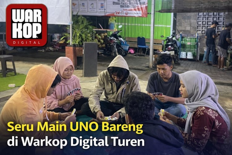 Seru Main UNO Bareng di Warkop Digital Turen