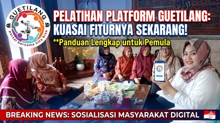 Wadi Network Sekartaji Gelar Sosialisasi Pembuatan Akun Berita Guetilang Bersama  Masyarakat Sekitar