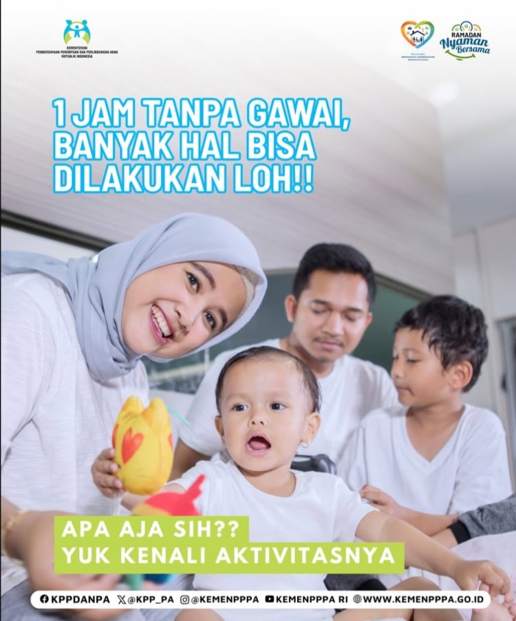 Gerakan Satu Jam Tanpa Gawai, Upaya Perkuat Kedekatan Keluarga di Era Digital