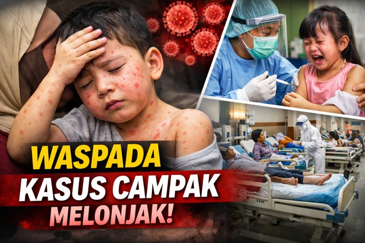 Kasus Campak Kembali Meningkat, Masyarakat Diminta Waspada dan Lengkapi Imunisasi