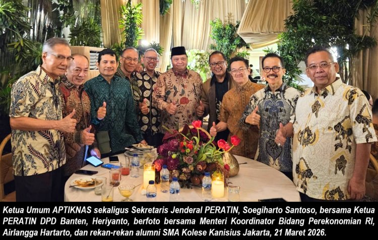 Ketua Umum APTIKNAS sekaligus Ketua Umum APKOMINDO Hadiri Halalbihalal di Rumah Dinas Menko Perekonomian RI