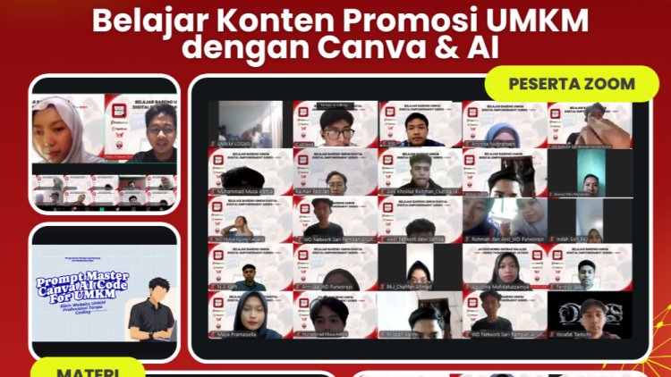 Wadi Network Sari Rempah Arjuna Ikuti Pelatihan Digital “Belajar Bareng UMKM” oleh Warkop Digital