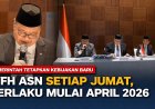 Pemerintah Tetapkan WFH ASN Setiap Jumat, Berlaku Mulai April 2026