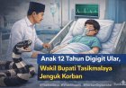 Anak Berusia 12 Tahun Digigit Ular, Wakil Bupati Tasikmalaya Jenguk Korban