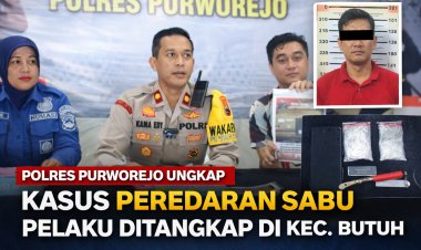 Polres Purworejo Amankan Pelaku Dugaan Peredaran Sabu di Kecamatan Butuh