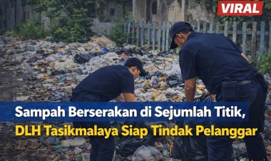 Sampah Berserakan di Sejumlah Titik, DLH Tasikmalaya Siap Tindak Pelanggar