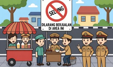 Nekat Jualan di Zona Terlarang, Puluhan PKL di Kota Malang Diangkut Satpol PP