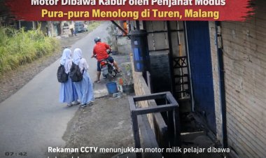 Modus Pura-pura Menolong Kembali Makan Korban, Pelajar di Turen Kehilangan Sepeda Motor