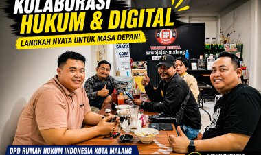 Kolaborasi Hukum dan Digital Diperkuat, DPD Rumah Hukum Indonesia Kota Malang Gandeng PT Cybers Global Indonesia