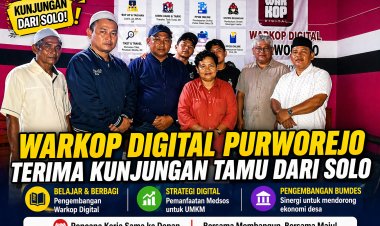 Warkop Digital Purworejo Terima Kunjungan Tamu dari Solo