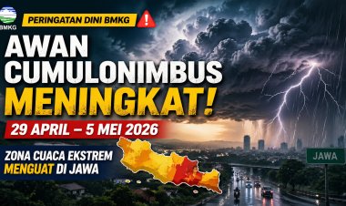 BMKG Peringatkan Potensi Cuaca Ekstrem di Jawa, Awan Cumulonimbus Meningkat