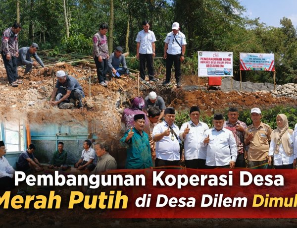 Peletakan Batu Pertama Koperasi Desa Merah Putih di Desa Dilem, Wujud Penguatan Ekonomi Warga