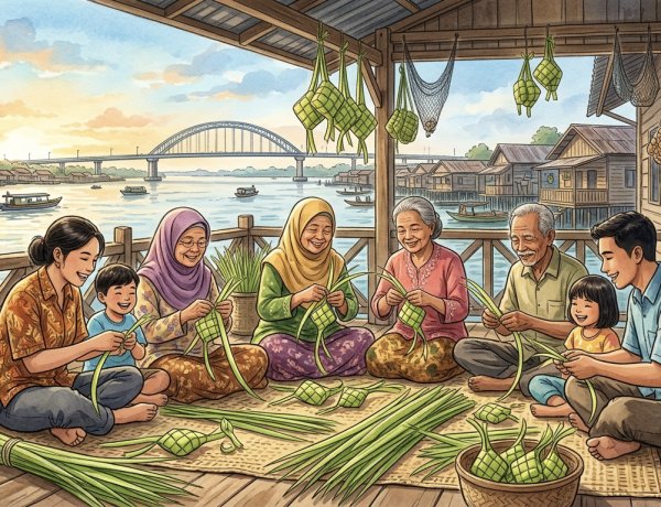 Revitalisasi Kampung Ketupat Samarinda: Menjaga Tradisi "Betolongan Etam" hingga Tembus Pasar Luar Daerah