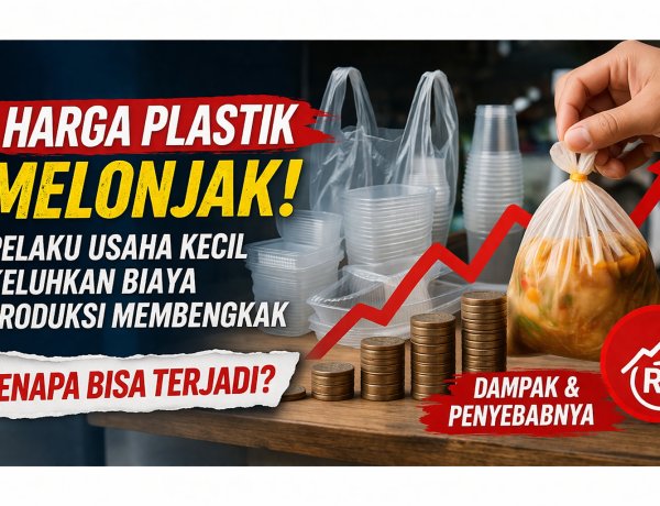 Harga Plastik Melonjak, Pelaku Usaha Kecil Keluhkan Biaya Produksi Kian Membengkak