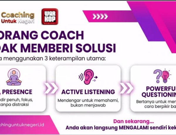 Mini Workshop Coaching Berbasis ICF Sukses Digelar, Dorong Pengembangan SDM dan Potensi Diri