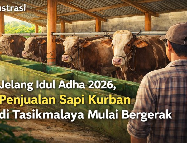 Jelang Idul Adha  2026, Penjualan Sapi Kurban di Tasikmalaya Mulai Bergerak