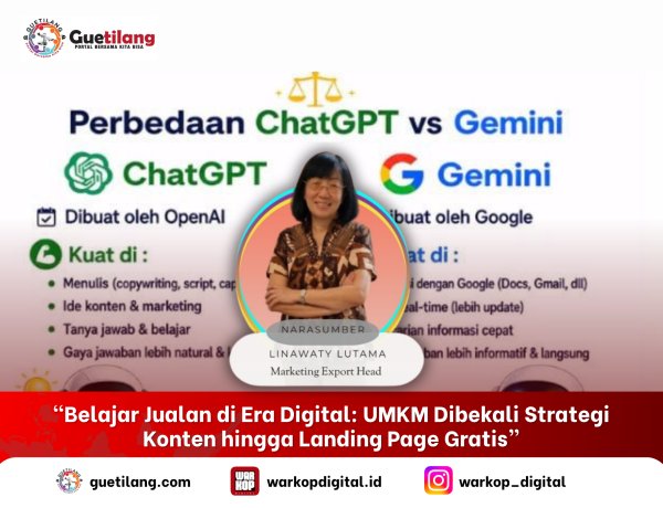 Warkop Digital Gelar Pelatihan “Belajar Bareng UMKM”, 48 Peserta Antusias Ikuti Sesi Konten hingga Landing Page