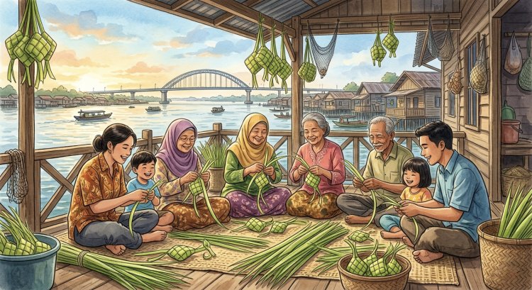 Revitalisasi Kampung Ketupat Samarinda: Menjaga Tradisi "Betolongan Etam" hingga Tembus Pasar Luar Daerah