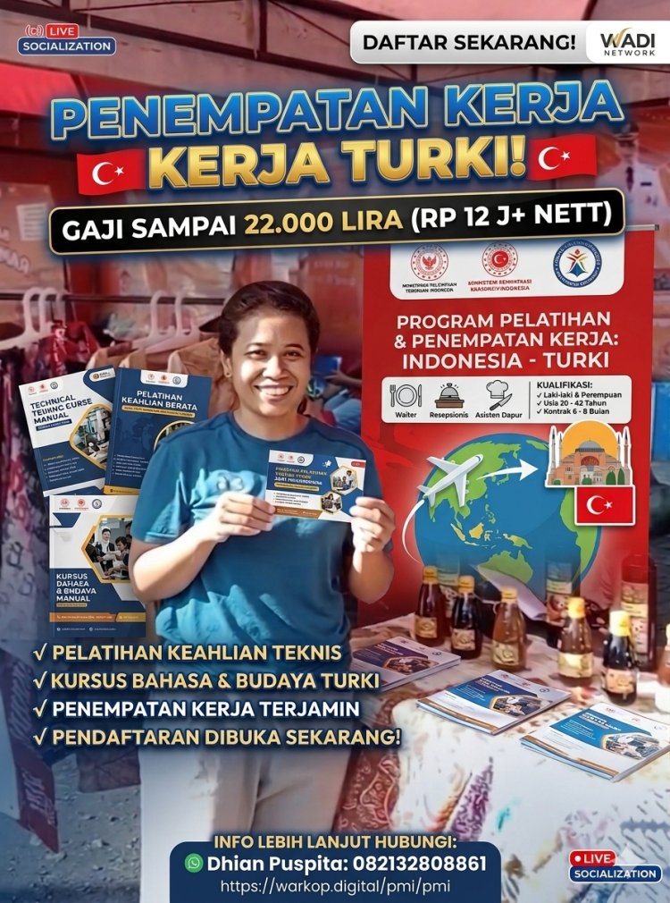 Wadi Network Sekartaji Sosialisasikan Program PMI ke Luar Negeri bagi Warga, Buka Peluang Kerja hingga Turki
