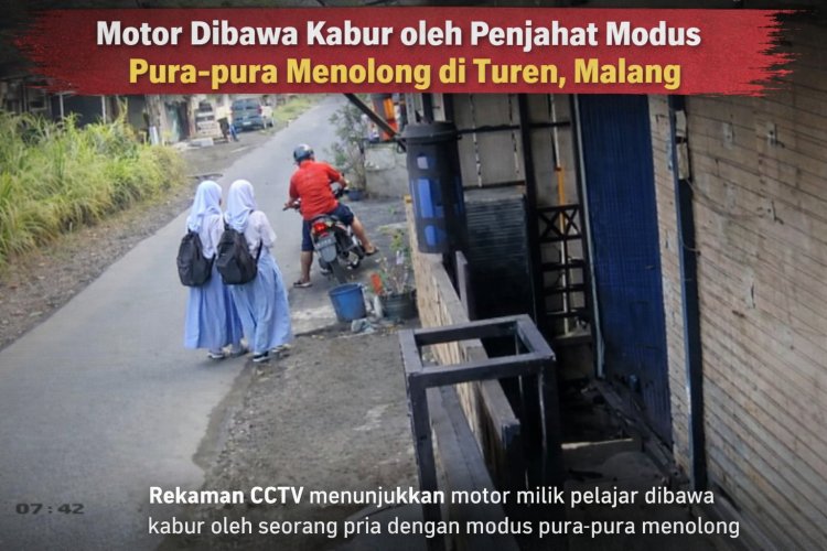 Modus Pura-pura Menolong Kembali Makan Korban, Pelajar di Turen Kehilangan Sepeda Motor