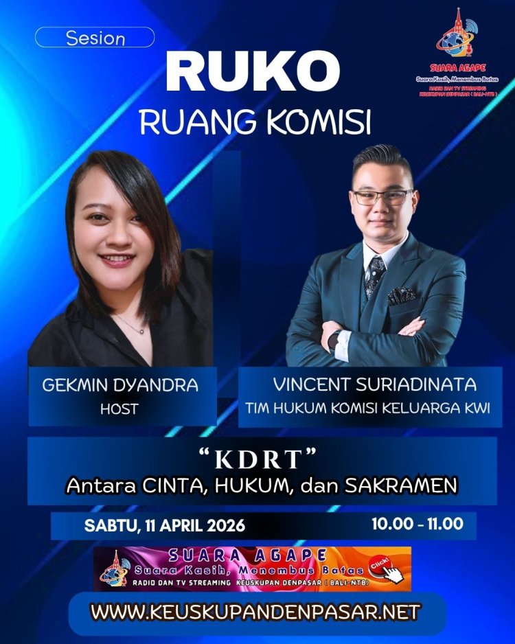 Antara Cinta, Hukum, dan Sakramen: RUKO Suara Agape Angkat Isu KDRT yang Sering Terabaikan