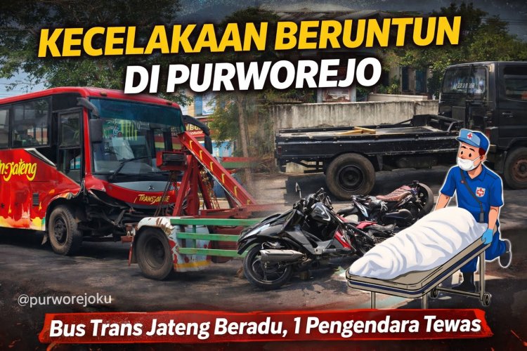 Kecelakaan Beruntun di Purworejo-Magelang, Satu Pengendara Tewas