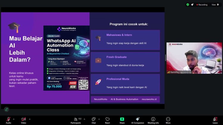 Seru dan Penuh Insight! Edukasi AI dari Pak Ramti Warnai Rapat Renja dengan Games dan Hadiah Menarik