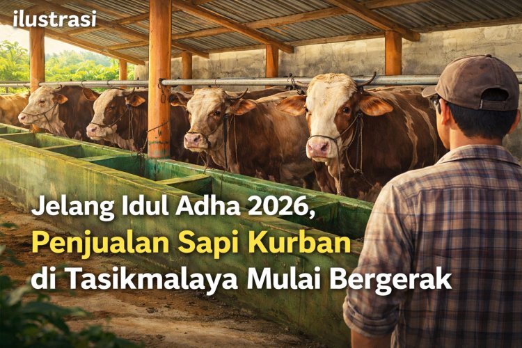 Jelang Idul Adha  2026, Penjualan Sapi Kurban di Tasikmalaya Mulai Bergerak