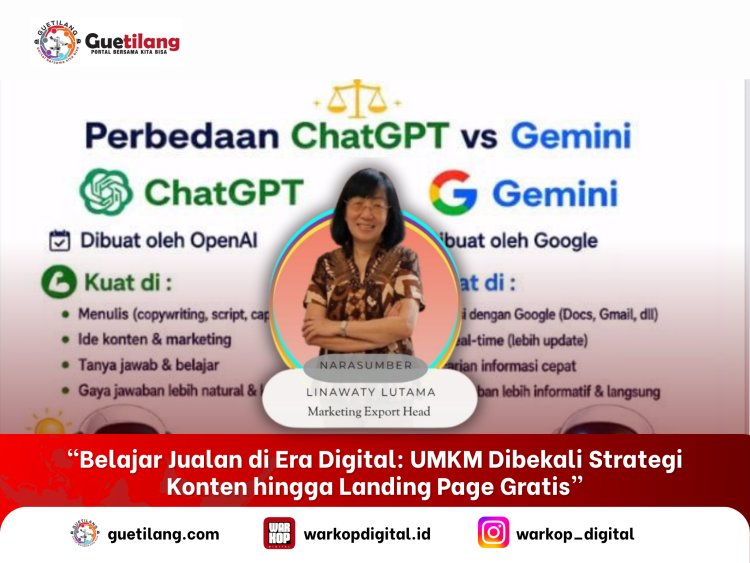 Warkop Digital Gelar Pelatihan “Belajar Bareng UMKM”, 48 Peserta Antusias Ikuti Sesi Konten hingga Landing Page