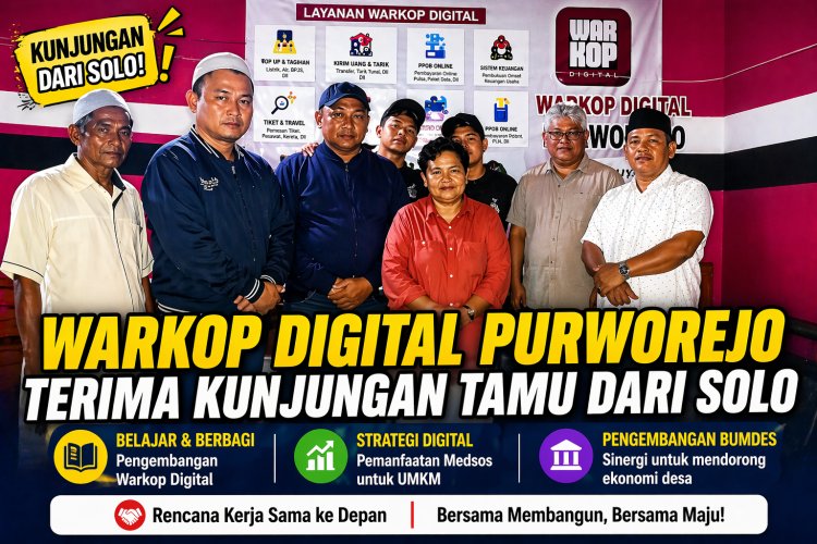 Warkop Digital Purworejo Terima Kunjungan Tamu dari Solo