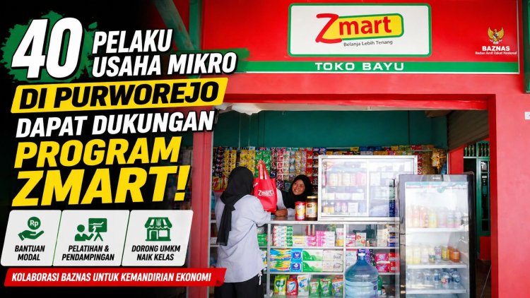 40 UMKM Purworejo Terima Bantuan Zmart dari Baznas untuk Kembangkan Usaha