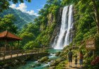Pesona Alam Curug Muncar di Kabupaten Purworejo