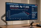 Rupiah Kembali Melemah, Tembus Rp 17.606 per Dolar AS