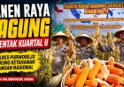 Polres Purworejo Panen Raya Jagung di Grabag, Dukung Ketahanan Pangan Nasional