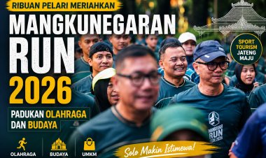 Mangkunegaran Run 2026 di Solo Padukan Olahraga dan Budaya, Ribuan Pelari Ikut Meriahkan