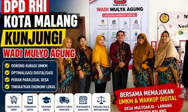 DPD Rumah Hukum Indonesia Kota Malang Kunjungi WADI Mulyo Agung, Dorong Optimalisasi UMKM Desa