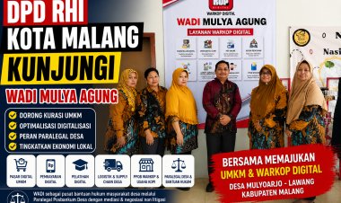 DPD Rumah Hukum Indonesia Kota Malang Kunjungi WADI Mulya Agung, Dorong Optimalisasi UMKM Desa