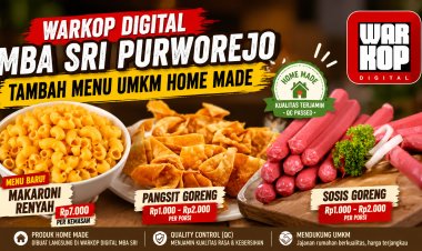 Warkop Digital Mba Sri Purworejo Tambah Menu UMKM Home Made