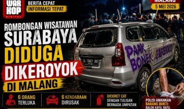 Dugaan Pengeroyokan terhadap Rombongan Wisatawan Surabaya Terjadi di Malang, 6 Orang Mengalami Luka-Luka