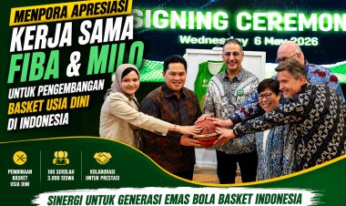 Menpora Apresiasi Kerja Sama FIBA dan MILO untuk Pengembangan Basket Usia Dini di Indonesia