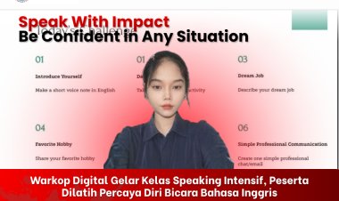 Warkop Digital Gelar Kelas Speaking Intensif, Peserta Dilatih Percaya Diri Bicara Bahasa Inggris