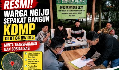 Resmi! Warga Ngijo Sepakat Bangun KDMP di RT 04 RW 015, Minta Transparansi dan Sosialisasi