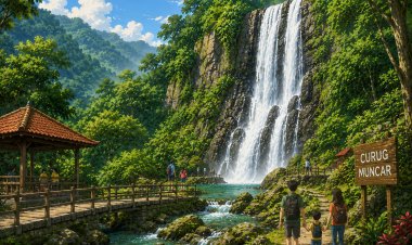 Pesona Alam Curug Muncar di Kabupaten Purworejo